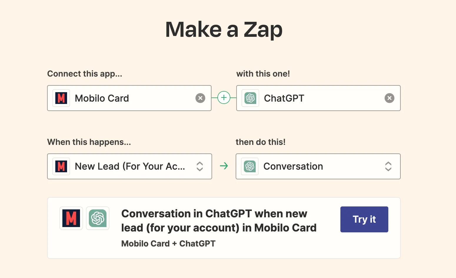 Zapier Smart ChatGPT Integration
